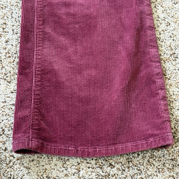 Pilcro Anthropologie Icon Corduroy Pants Women's Size 30 Burgundy Wine Stretch - Picture 10 of 16